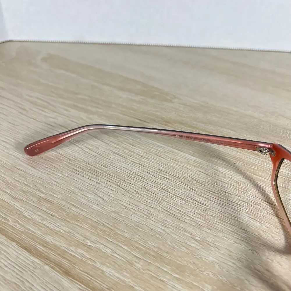 Oliver Peoples Maria OTPI Eyeglasses Brown Pink Frames Only 49-16-135 Japan